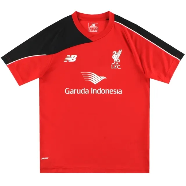 2015-16 Liverpool New Balance Training Shirt L.Boys - Liverpool / Excellent / Youth