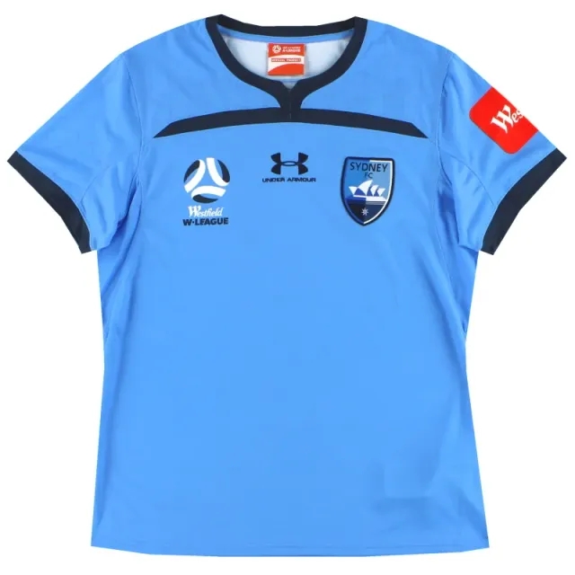 2019-20 Sydney FC Under Armour Womens Home Shirt *As New* - Other World Clubs / As New / Large