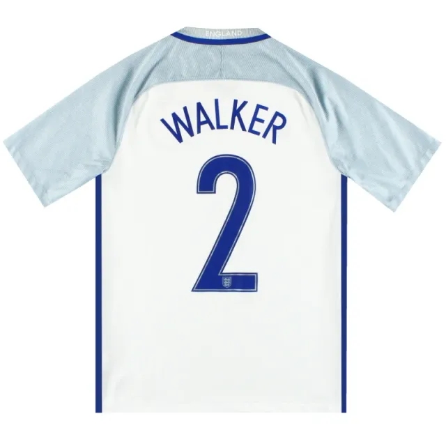 2016-17 England Nike Home Shirt Walker #2 S - England / Excellent / Small