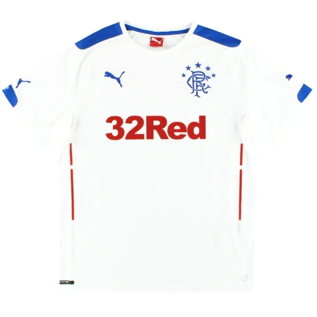 2014-15 Rangers Puma Away Shirt L - Rangers / Excellent / Large