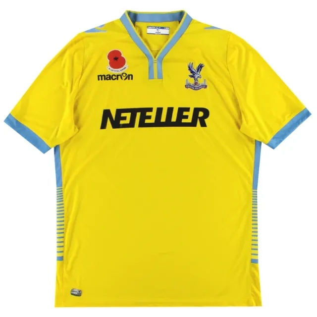 2014-15 Crystal Palace Macron Away Shirt XXL - Crystal Palace / Excellent / XXL