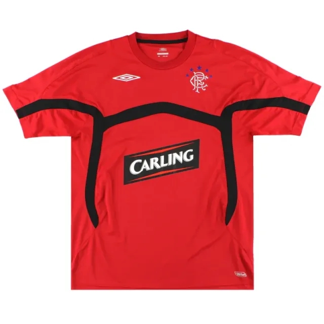 2009-10 Rangers Umbro Training Shirt M - Rangers / Excellent / Medium