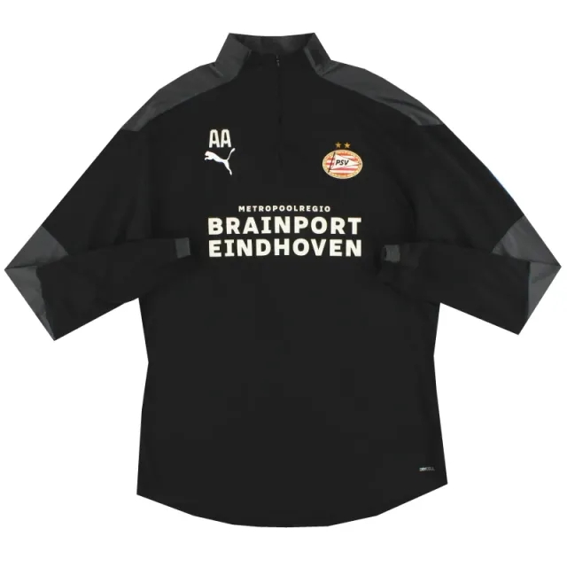 2020-21 PSV Eindhoven Puma 1/4 Zip Player Issue Training Top 'AA' XL - PSV / Excellent / XL