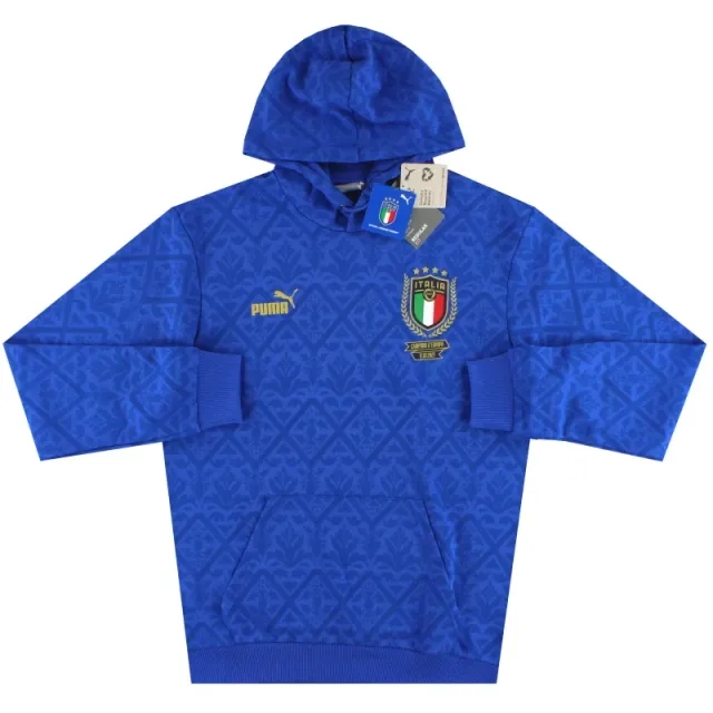 2021 Italy Puma 'Campioni D'Europa' Winter Hoodie *BNIB* - Italy / BNIB / Large
