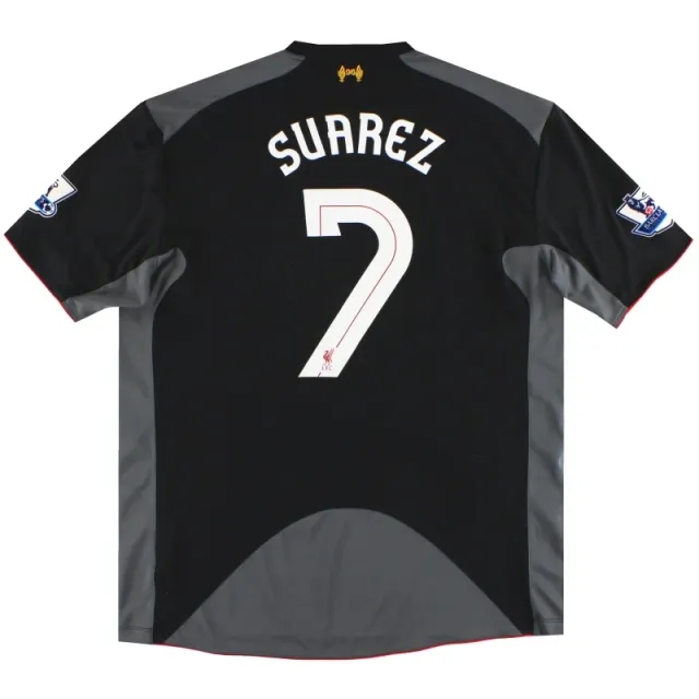 2012-13 Liverpool Warrior Away Shirt Suarez #7 XXL - Liverpool / Excellent / XXL