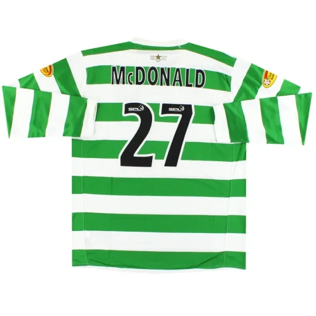2007-08 Celtic Nike Home Shirt McDonald #27 L/S *w/tags* XL - Celtic / w/tags / XL