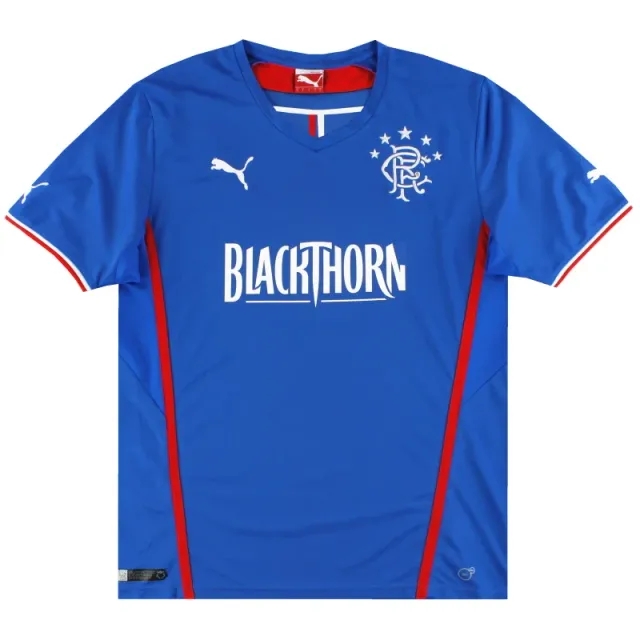 2013-14 Rangers Puma Home Shirt XL - Rangers / Excellent / XL