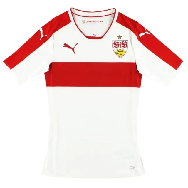 2016-17 Stuttgart Puma Authentic Home Shirt *As New* S - Other German Clubs / As New / Small