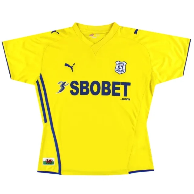 2009-10 Cardiff Puma Away Shirt Women's 14 - Cardiff City / Excellent / Large