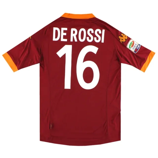 2012-13 Roma Home Shirt De Rossi #16 *w/tags* XL - Roma / w/tags / XL
