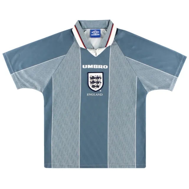 1996-97 England Umbro Away Shirt #9 L - England / Excellent / Large