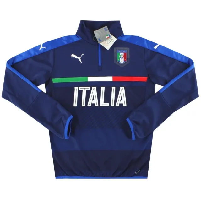 2016-17 Italy Puma 1/4 Zip Training Top *BNIB* XS - Italy / BNIB / XS