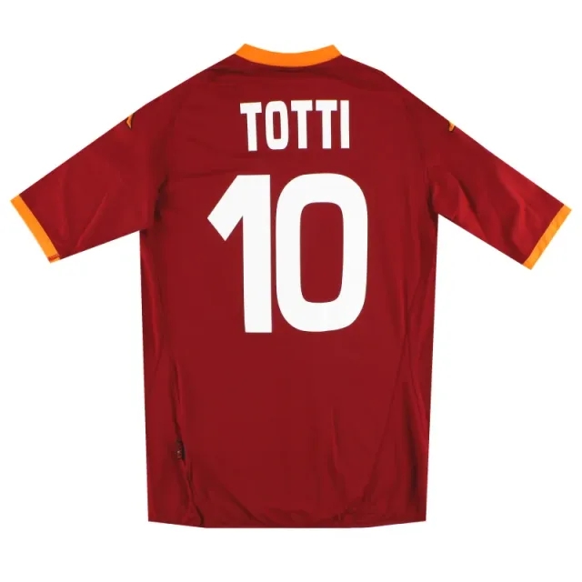 2007-08 Roma Kappa Home Shirt Totti #10 XL - Roma / As New / XL