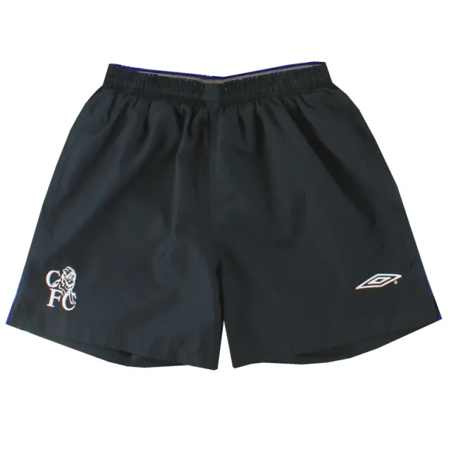 2002-04 Chelsea Umbro Away Shorts L.Boys - Chelsea / Excellent / Youth