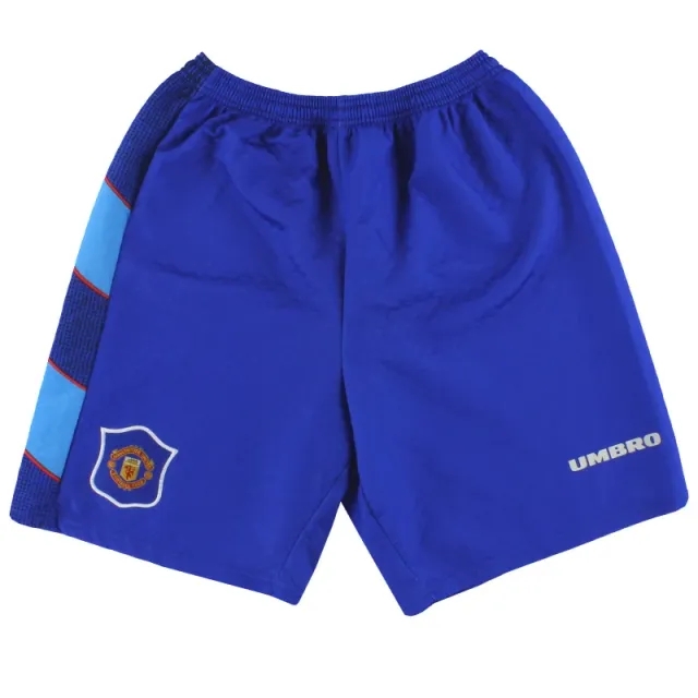 1995-97 Manchester United Umbro Goalkeeper Shorts L.Boys - Manchester United / Excellent / Youth