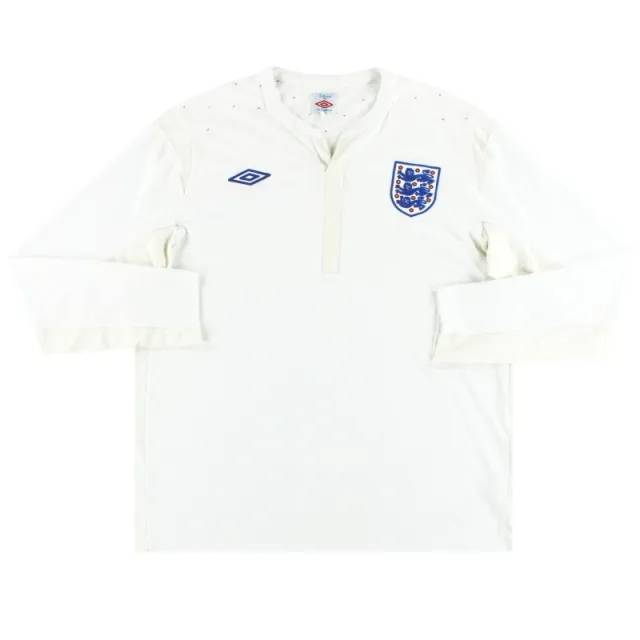 2010-12 England Umbro Home Shirt L/S M - England / Excellent / Medium