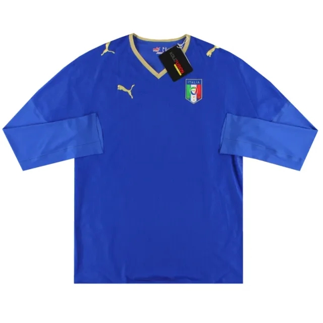 2007-08 Italy Puma Player Issue Home Shirt L/S *w/tags* XL - Italy / w/tags / XL