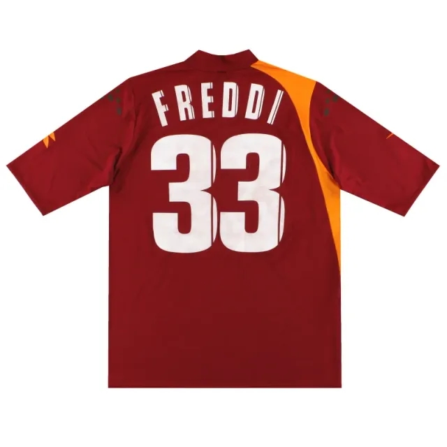 2005-06 Roma Home Shirt Freddi #33 L - Roma / Excellent / Large