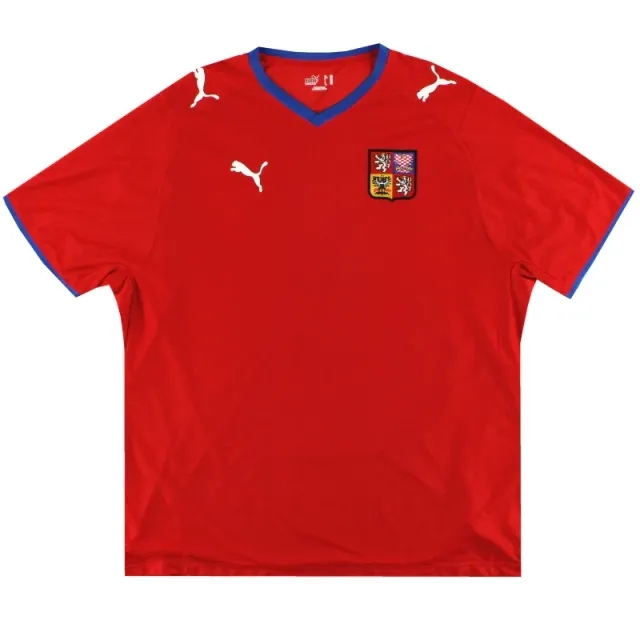 2008-09 Czech Republic Puma Home Shirt #8 XXL - Czech Republic / Excellent / XXL
