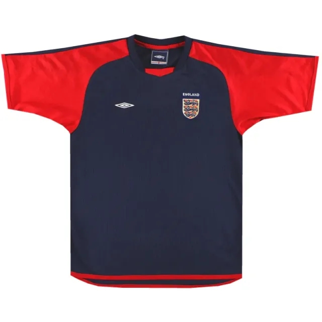 2002-04 England Umbro Leisure Shirt L.Boys - England / Very good / Youth