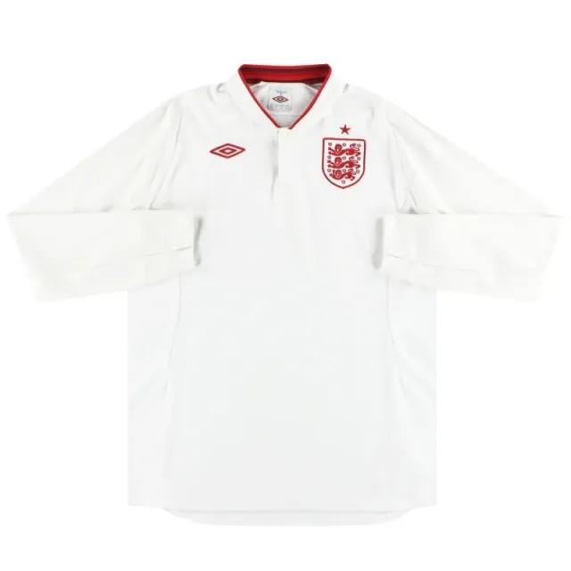 2012-13 England Umbro Home Shirt L/S XXL - England / Excellent / XXL