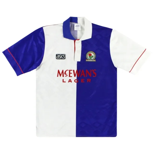 1992-94 Blackburn Asics Home Shirt XXL - Blackburn Rovers / Excellent / XXL