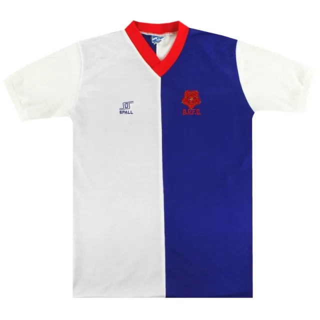 1981-94 Blackburn Spall Home Shirt L - Blackburn Rovers / Excellent / Large