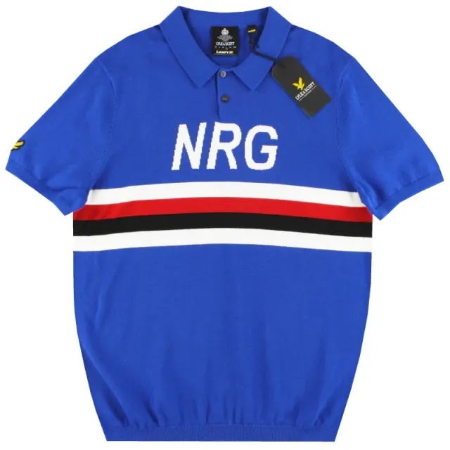 2020 Lyle and Scott x Lovers FC Sampdoria Chest Stripe Polo *BNIB* - Sampdoria / BNIB / Medium