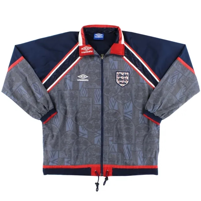 1993-95 England Umbro Track Jacket XL - England / Excellent / XL