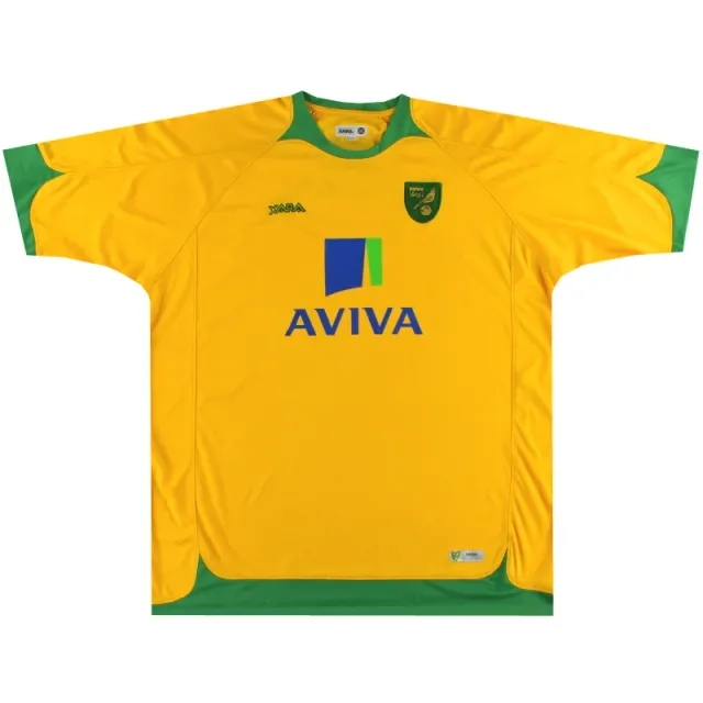 2008-10 Norwich City Xara Home Shirt XXXL - Norwich City / Excellent / XXXL