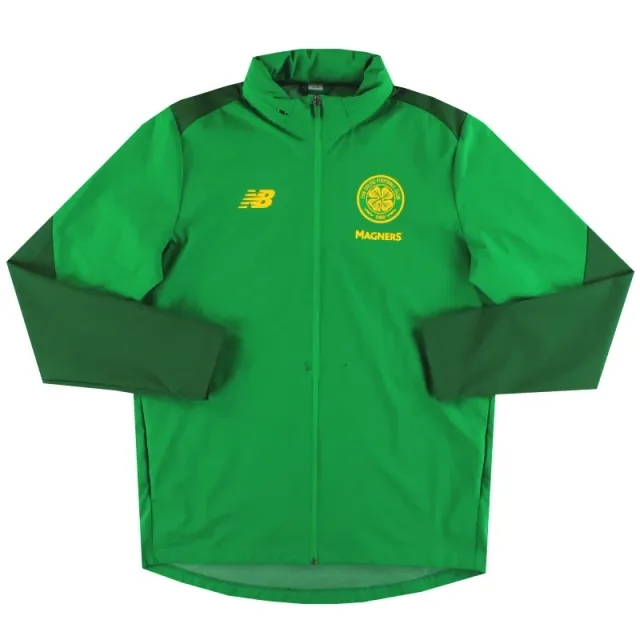 2015-16 Celtic Ned Balance Hooded Rain Jacket L - Celtic / Excellent / Large