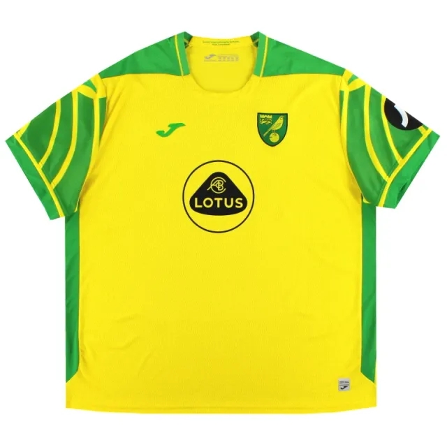 2021-22 Norwich City Joma Home Shirt *Mint* 4XL - Norwich City / Mint / 4XL