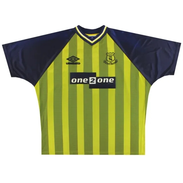 1998-99 Everton Umbro Training Shirt *Mint* XXL - Everton / Mint / XXL