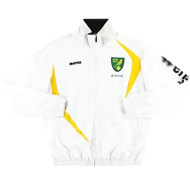 2013-14 Norwich Errea Track Jacket XXL - Norwich City / Excellent / XXL