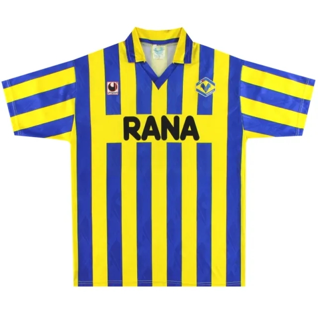 1992-93 Hellas Verona Uhlsport Home Shirt #2 *Mint* XL - Other Italian Clubs / Mint / XL
