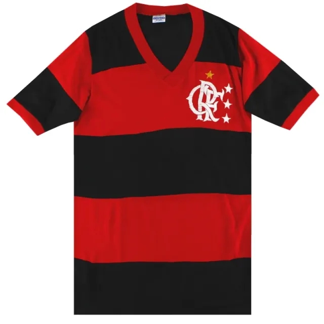 1980-83 Flamengo Home Shirt L - Central and South American Clubs / Excellent / Large