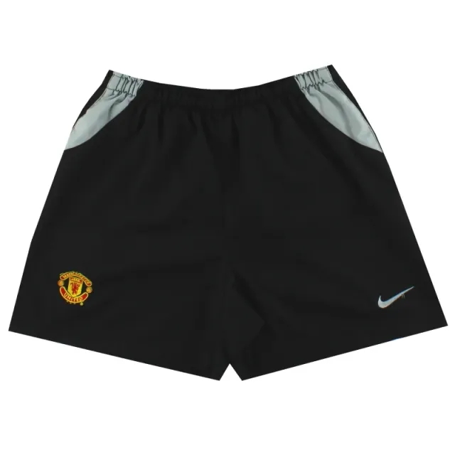 2002-04 Manchester United Nike Goalkeeper Shorts L.Boys - Manchester United / Excellent / Youth