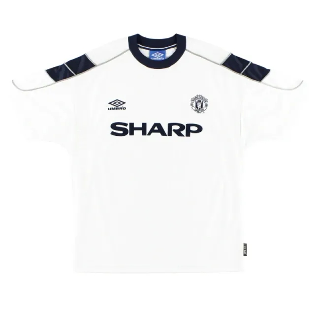 1999-00 Manchester United Umbro Third Shirt L.Boys - Manchester United / Excellent / Youth