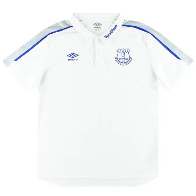 2017-18 Everton Umbro Polo Shirt XXL - Everton / Excellent / XXL