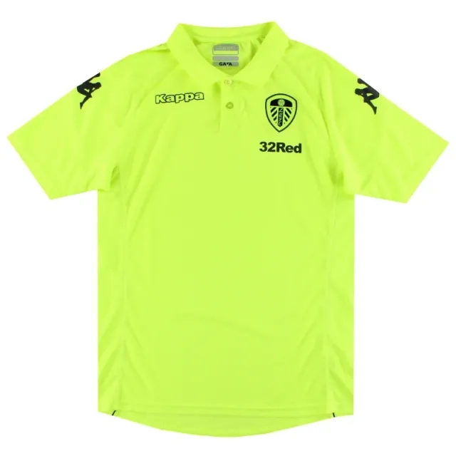 2018-19 Leeds Kappa Polo Shirt *Mint* L - Leeds / Mint / Large