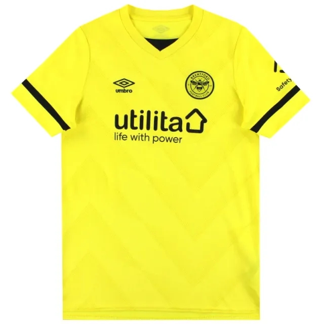 2021-22 Brentford Umbro Away Shirt *Mint* XL.Boys - Brentford / Mint / Youth