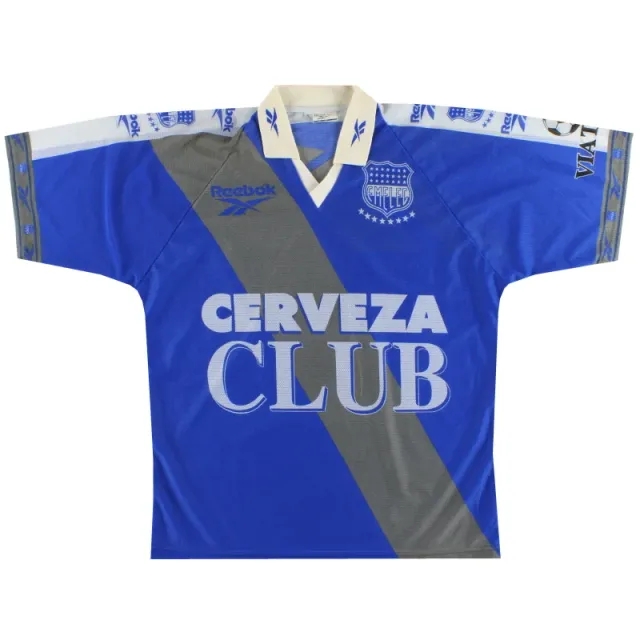 1998 Emelec Reebok Home Shirt XL - Central and South American Clubs / Excellent / XL