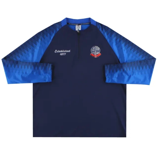 2019-20 Bolton Established 1877 1/4 Zip Training Top XXL - Bolton Wanderers / Excellent / XXL