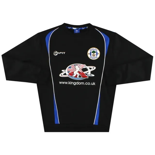 2010-11 Wigan Mi-Fit Player Issue Training Sweatshirt M - Wigan / Excellent / Medium