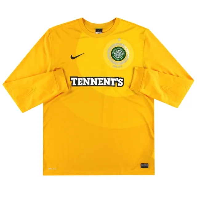 2012-13 Celtic Nike '125th Anniversary' Goalkeeper Shirt L/S #1 XL - Celtic / Excellent / XL