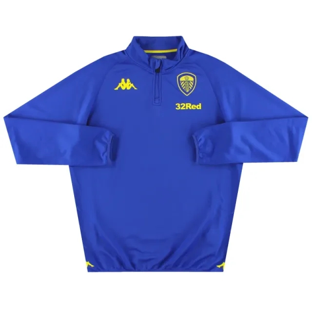 2019-20 Leeds Kappa 1/4 Zip Training Top M - Leeds / Excellent / Medium