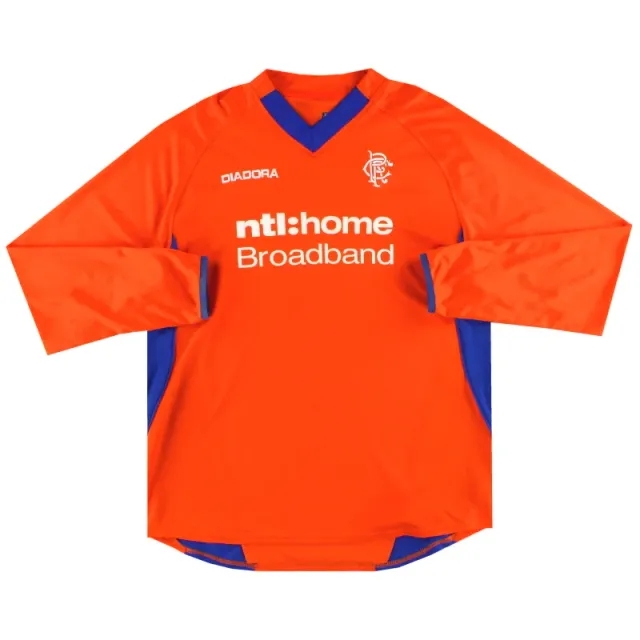 2002-03 Rangers Diadora Away Shirt L/S XL - Rangers / Excellent / XL