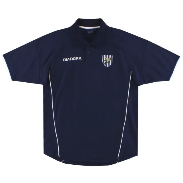 2004-05 West Brom Diadora Polo Shirt S - West Brom / Excellent / Small