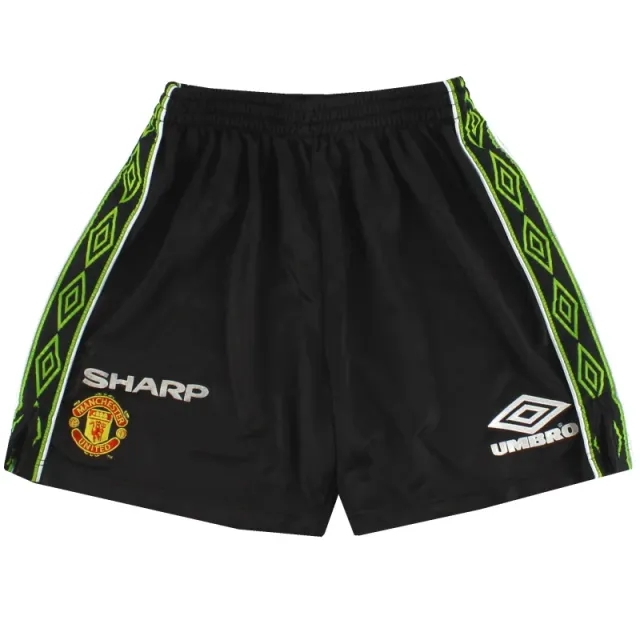 1998-99 Manchester United Umbro Third Shorts XL.Boys - Manchester United / Excellent / Youth