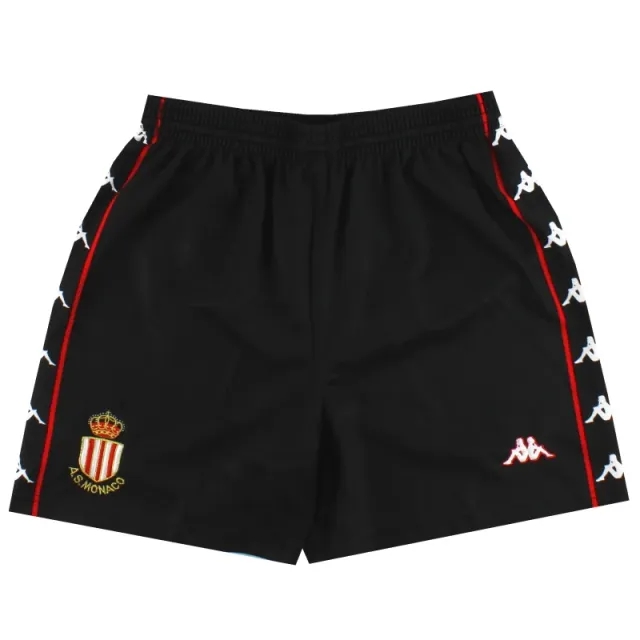 2000-01 Monaco Kappa Away Shorts L - Monaco / Excellent / Large